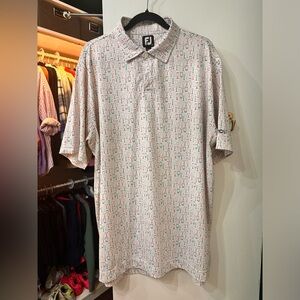 FJ Cocktail Glass print Polo